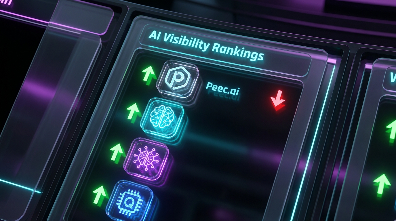 Comparison of Peec.ai competitor tools and AI visibility trackers for 2026